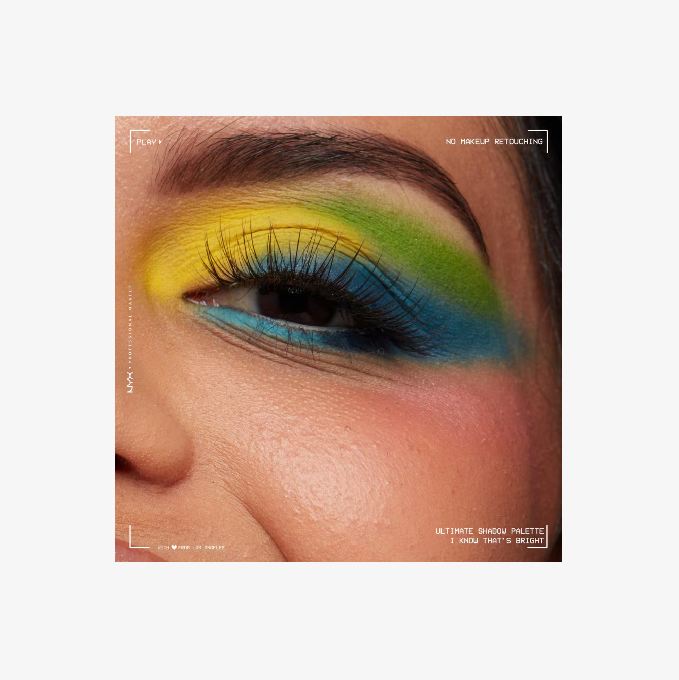 Paleta de Sombras Ultimate Color I Know That's Bright de NYX Professional Makeup