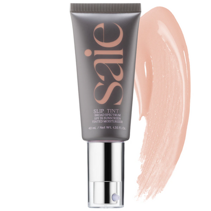 Saie Slip Tint – Hidratante con color ligero con Zinc Mineral SPF 35 y Ácido Hialurónico