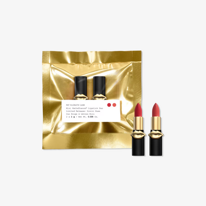 PAT McGRATH LABS Mini MatteTrance Lipstick Duo: Tonos Icónicos