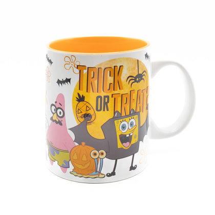Taza Jumbo Bob Esponja Y Patricio Halloween