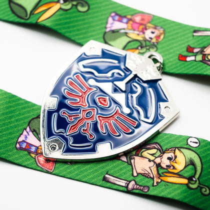 Cordón Portagafetes y Llavero Zelda