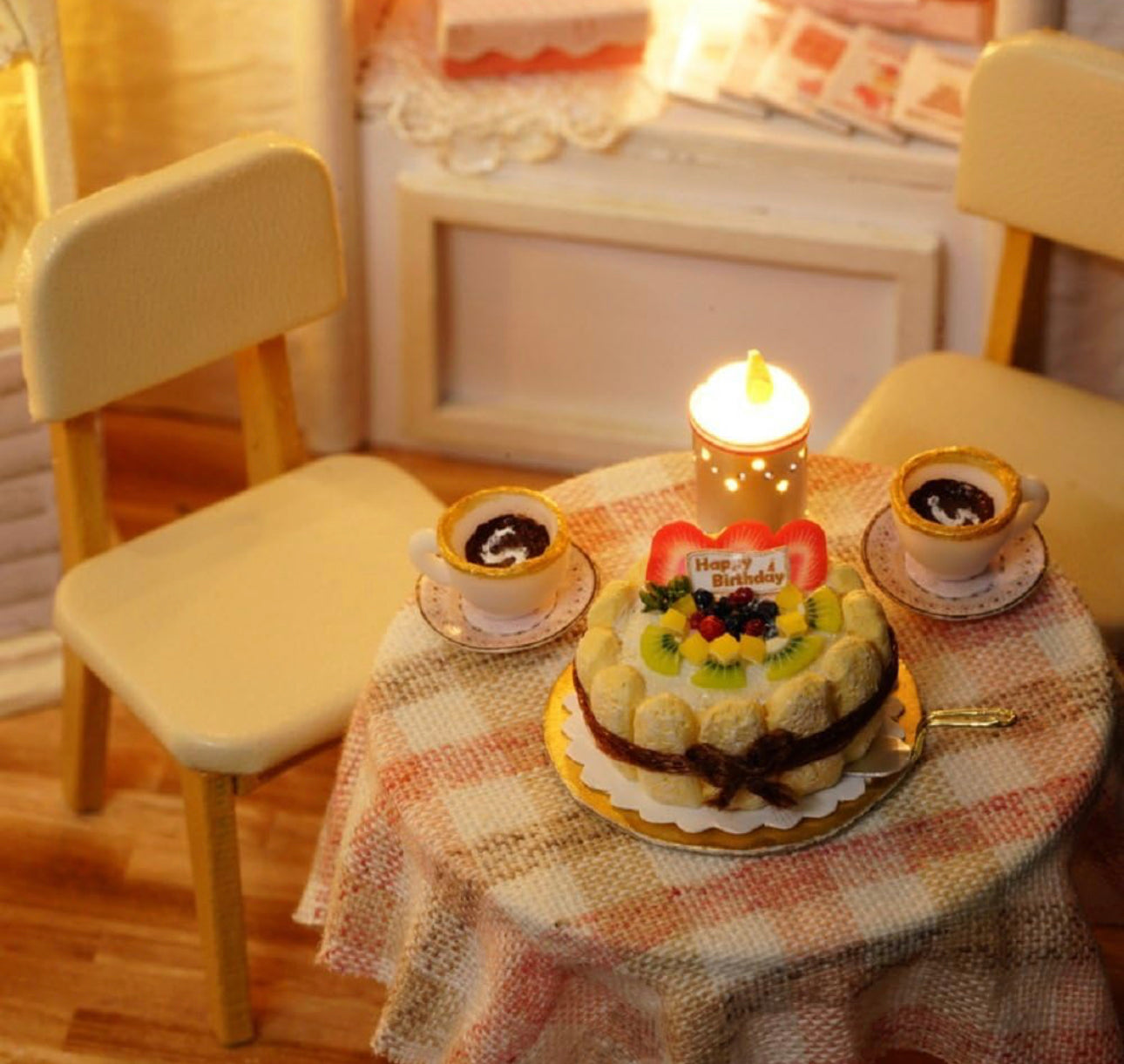 Casa Miniatura Pasteleria Flever DIY Accesorios Mexicali