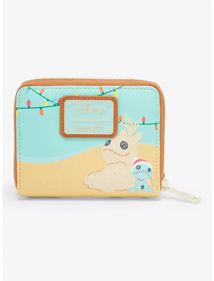 Stitch Cartera Navidad Mono De Nieve