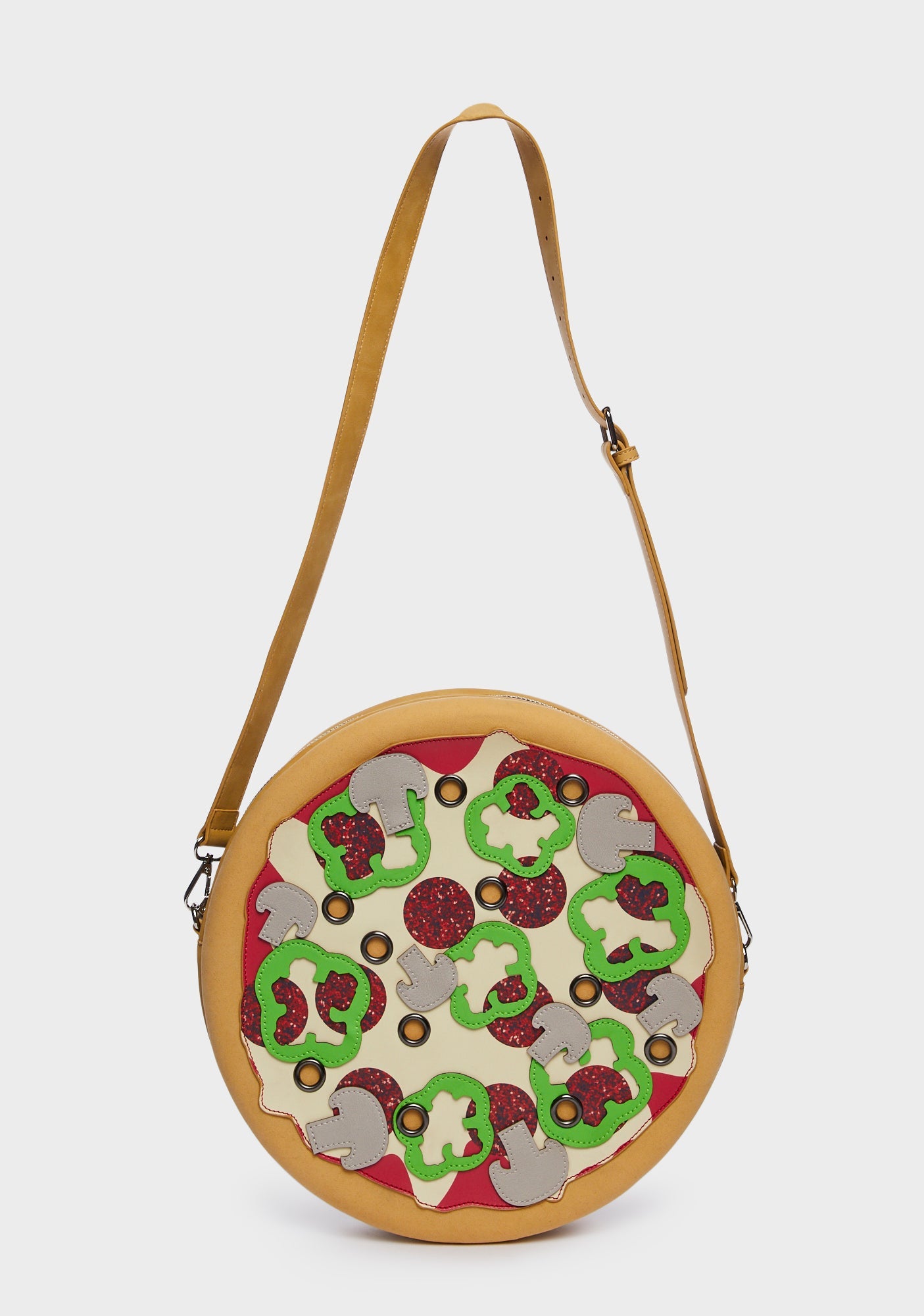 Pizza Bolsa Crossbody Grande Accesorios Mexicali