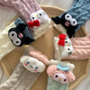 Set Calcetines Sanrio Hello Kitty Kuromi De Terciopelo Coral