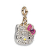 Charm It Hello Kitty Charm Rostro Piedras