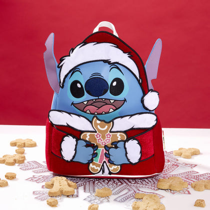 Stitch Navidad Cosplay Santa Mochila