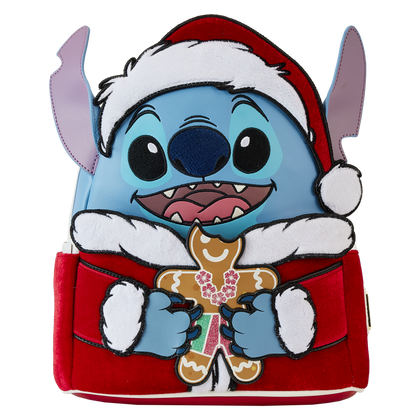 Stitch Navidad Cosplay Santa Mochila