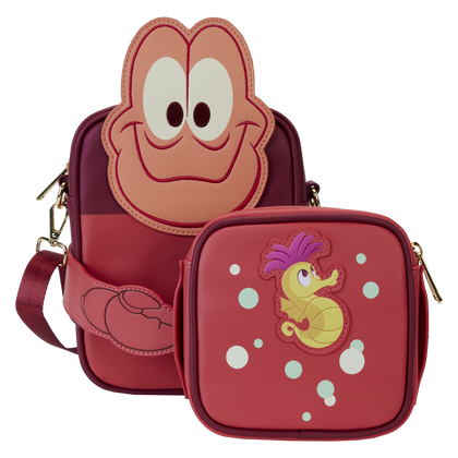 La Sirenita Ariel Bolsa Sebastian Crossbody