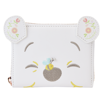 Winnie Pooh Cartera Folk Blanca