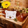 Winnie Pooh Cartera Folk Blanca