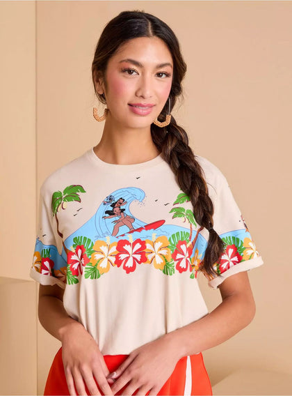 Camiseta Disney Lilo & Stitch Surf