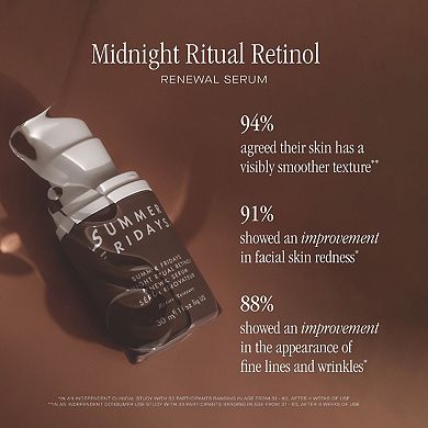 Summer Fridays Midnight Ritual Retinol Renewal Serum