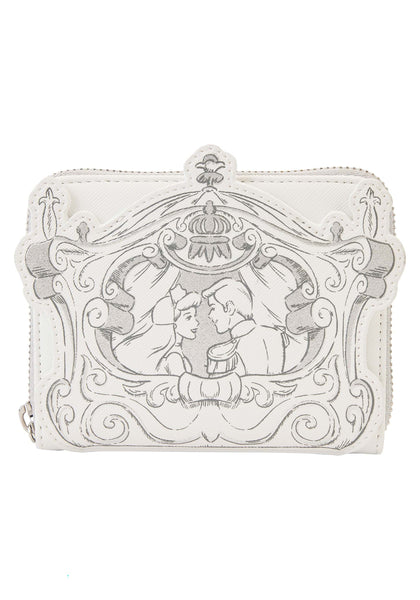 Cenicienta Cartera Felices Por Siempre Blanco Y Plateado