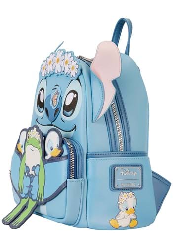 Stitch Mochila Abrazando Ranita