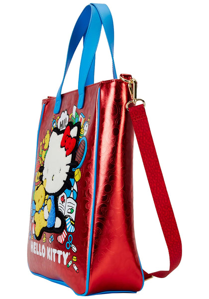 Hello Kitty Bolsa 50th Aniversario Metalica Tote