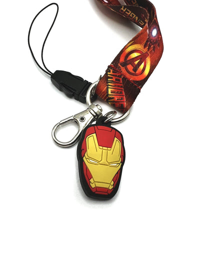 Iron Man Avengers Portagafete Con Dije