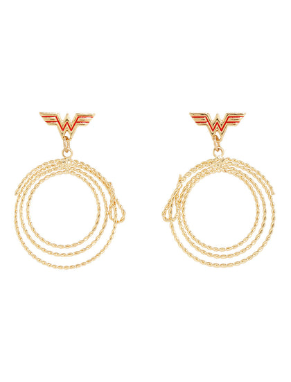 Wonder Woman Set De Aretes Mujer Maravilla