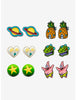 Nickelodeon Set De Aretes Personajes