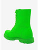 Combat Boots Botas Verde Neon