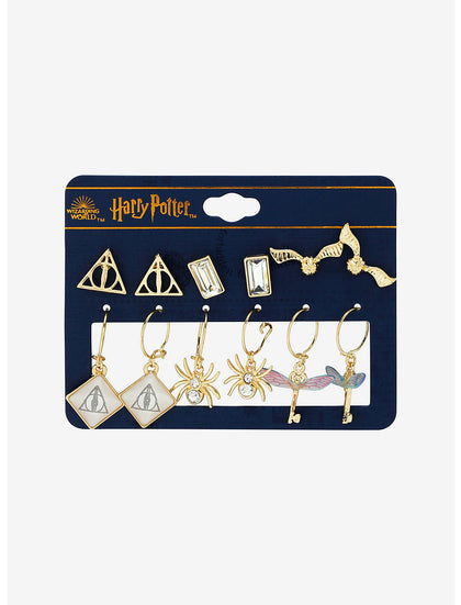 Harry Potter Set De Aretes Iconos