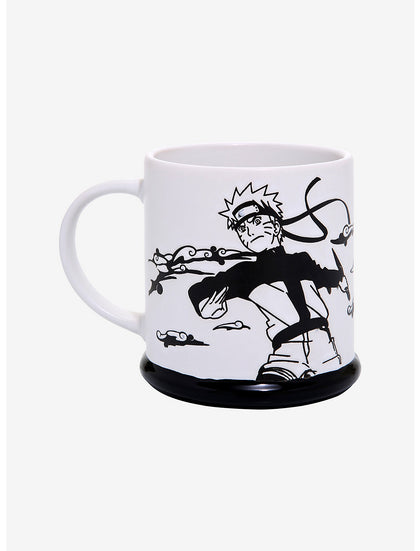 Naruto Taza Blanco Y Negro