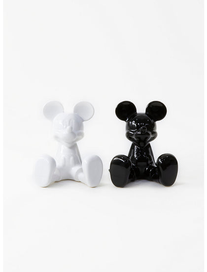 Mickey Mouse Salero Y Pimentero Cocina Blanco Negro