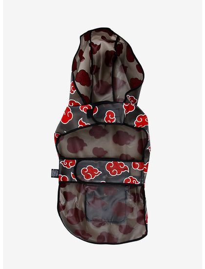 Naruto Akatsuki Impermeable Para Mascota Lluvia