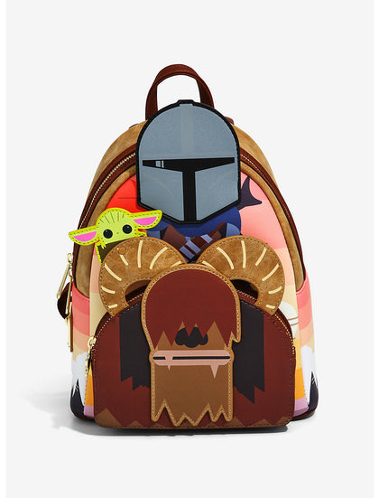 The Mandalorian Mochila Baby Yoda Mando Y Grogu