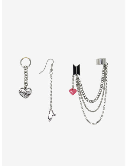 BTS Bt21 Aretes Multi Boy With Luv