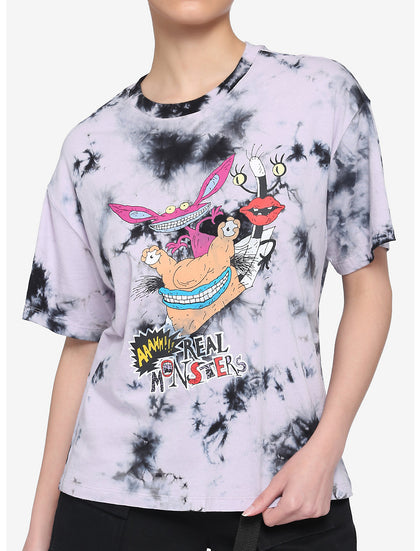 Nickelodeon Camisa Mounstros De Verdad Tie Dye