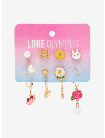 Lore Olympus Persephone Set De Aretes
