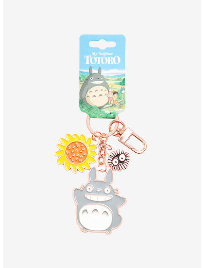 Totoro Llavero Estudio Ghibli Flores