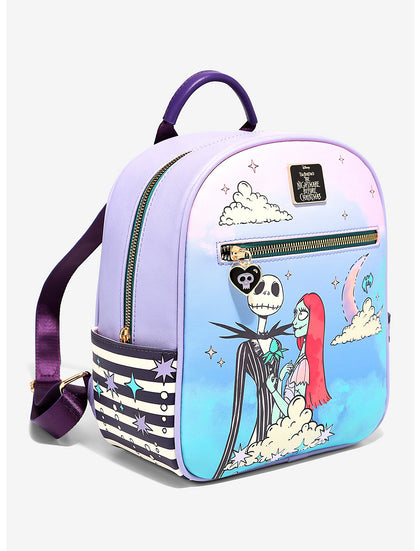 Extraño Mundo De Jack Mochila Jack Y Sally Nubes