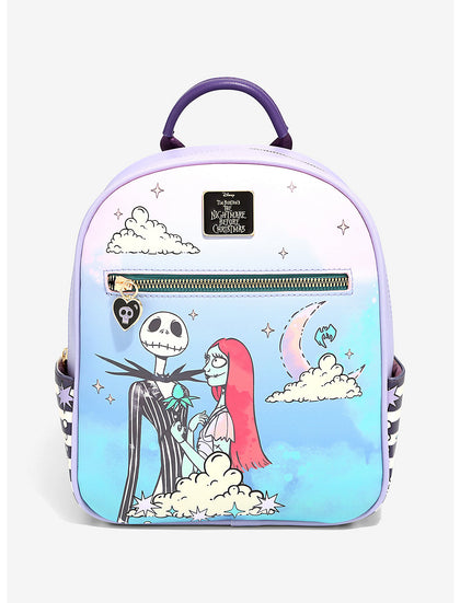 Extraño Mundo De Jack Mochila Jack Y Sally Nubes