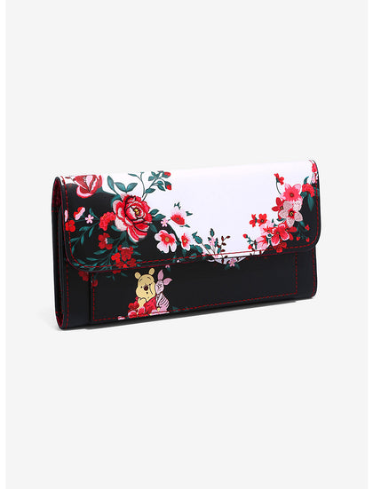 Winnie Pooh Cartera Floral