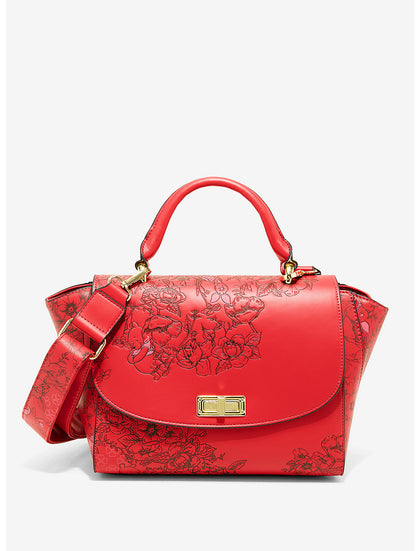 Winnie Pooh Bolso Rojo Floral