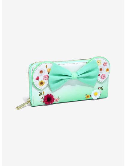 Minnie Mouse Cartera Flores Bluegreen