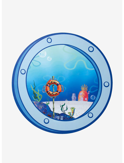Bob Esponja Cuadro Para Colgar Canva Fondo Bikini