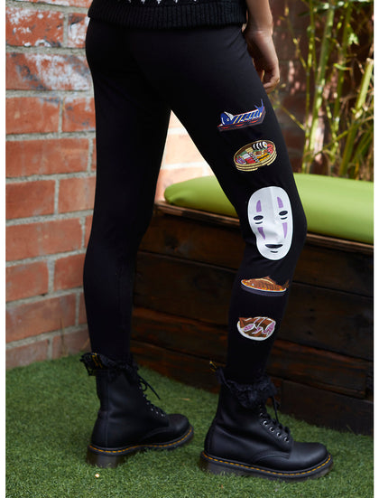 Estudio Ghibli No Face Spirited Away Leggins