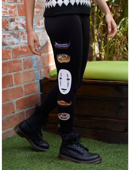 Estudio Ghibli No Face Spirited Away Leggins