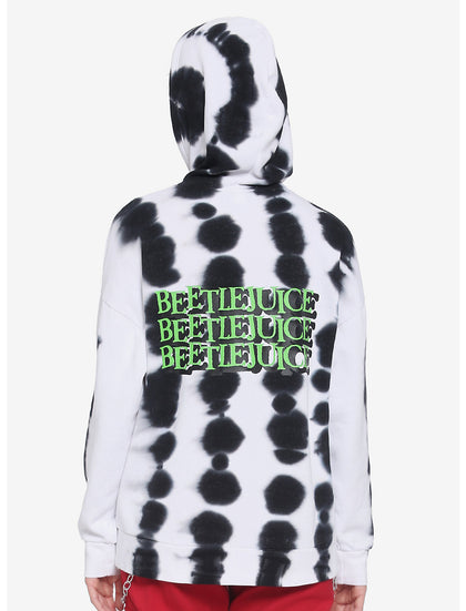 Beetlejuice Hoodie Rayas Sudadera