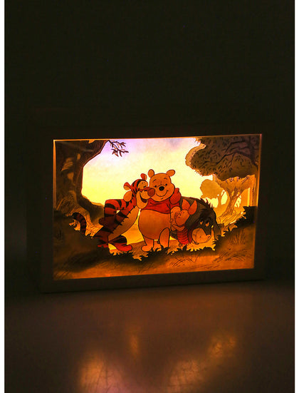 Winnie Pooh Cuadro De Luz Escritorio