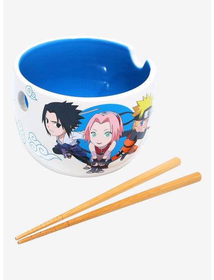Naruto Shippuden Chibi Team 7 Ramen Bowl