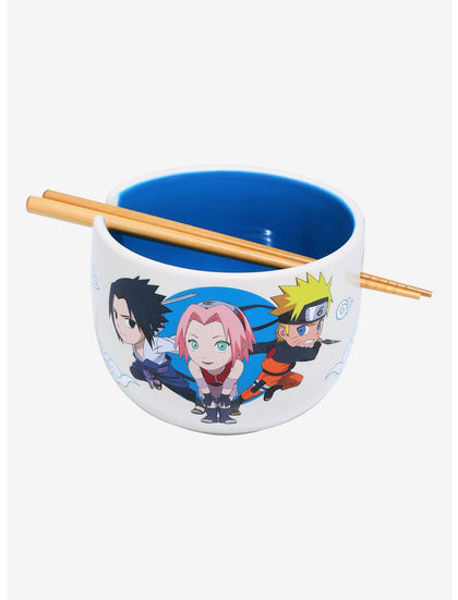 Naruto Shippuden Chibi Team 7 Ramen Bowl