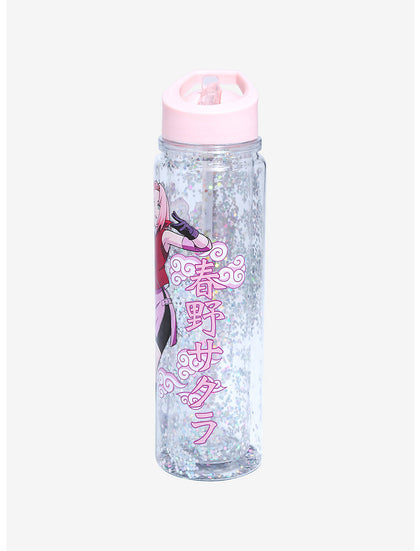 Naruto Shippuden Sakura Haruno Glitter Termo Botella