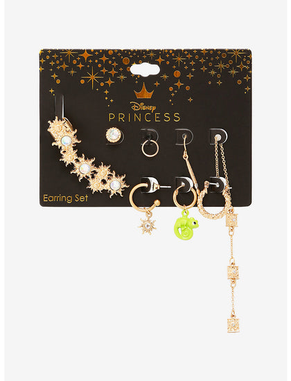 Enredados Rapunzel Set De Aretes Earcuff Mismatch