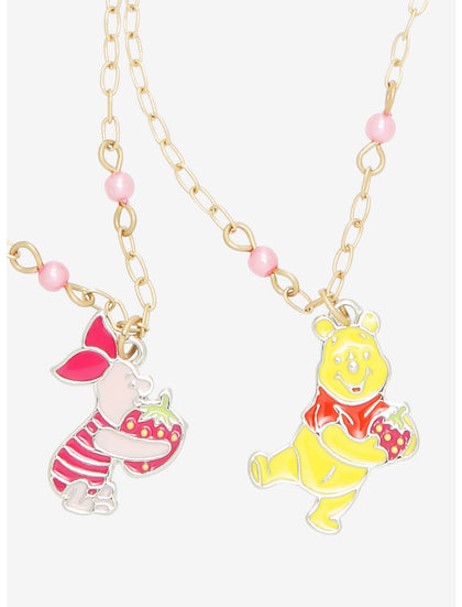 Winnie Pooh Y Piglet Collar Bff Mejores Amigos