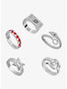 Naruto Set De Anillos 6 PCS