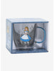 Alicia En El Pais De Las Maravillas Taza Cristal Glitter